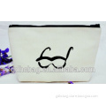 China Factory Wholesale Attractive Canvas Ladies Cosmetic Bags